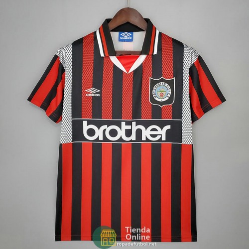 Camiseta Manchester City Retro Segunda Equipación 1994/1996