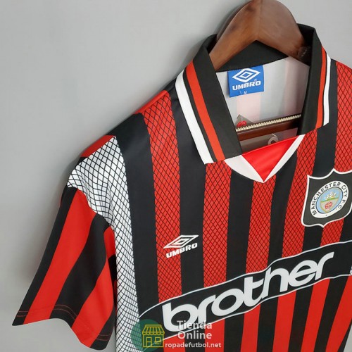 Camiseta Manchester City Retro Segunda Equipación 1994/1996