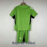 Camiseta Manchester United Ninos Portero Green 2023/2024