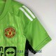 Camiseta Manchester United Ninos Portero Green 2023/2024