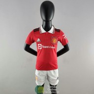 Camiseta Manchester United Niños Primera Equipación 2022/2023