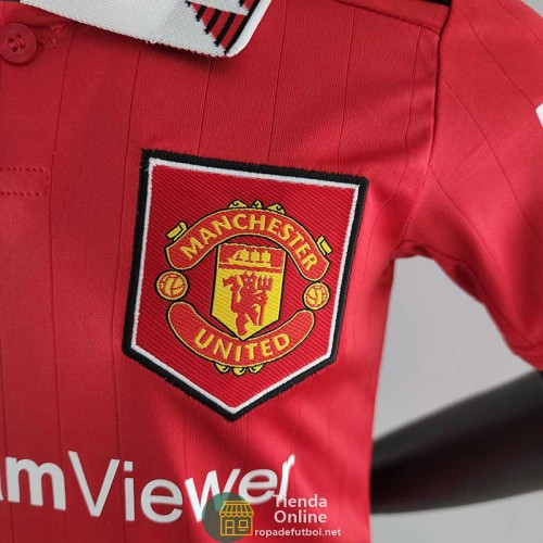 Camiseta Manchester United Niños Primera Equipación 2022/2023