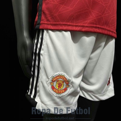 Camiseta Manchester United Ninos Primera Equipacion 2023/2024