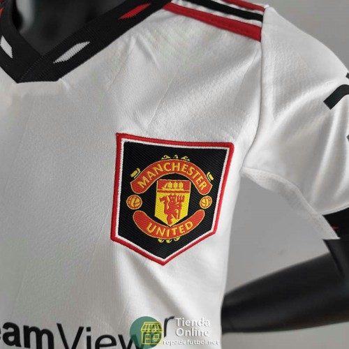 Camiseta Manchester United Niños Segunda Equipación 2022/2023