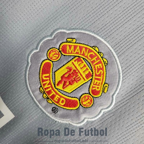 Camiseta Manchester United Portero Grey Retro 2007/2008