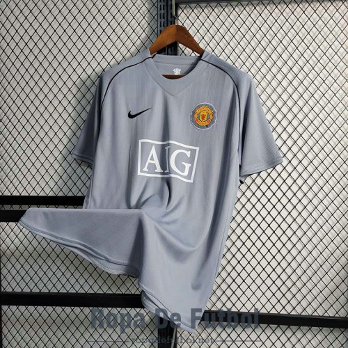 Camiseta Manchester United Portero Grey Retro 2007/2008