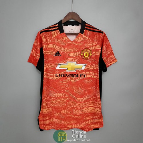 Camiseta Manchester United Portero Naranja 2021/2022