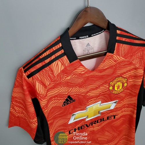 Camiseta Manchester United Portero Naranja 2021/2022