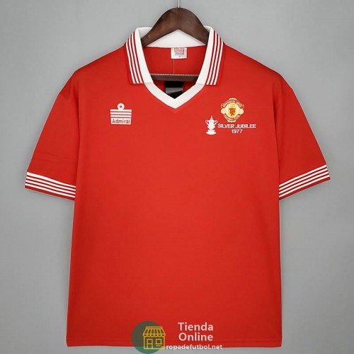 Camiseta Manchester United Retro Primera Equipación 1977/1978