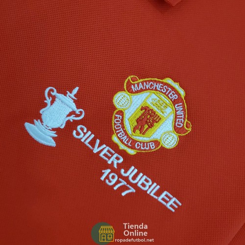 Camiseta Manchester United Retro Primera Equipación 1977/1978