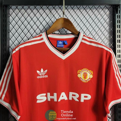 Camiseta Manchester United Retro Primera Equipación 1984/1985