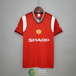 Camiseta Manchester United Retro Primera Equipación 1985/1986