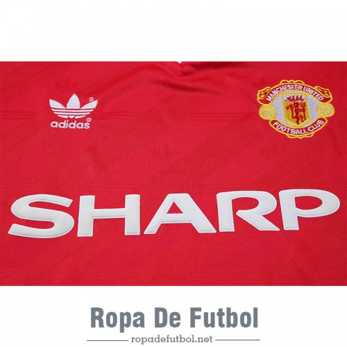 Camiseta Manchester United Retro Primera Equipación 1986/1988