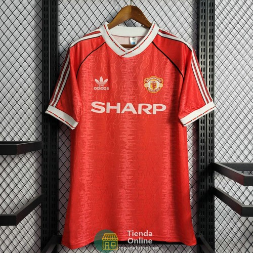 Camiseta Manchester United Retro Primera Equipación 1990/1992