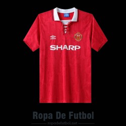 Camiseta Manchester United Retro Primera Equipación 1992/1993