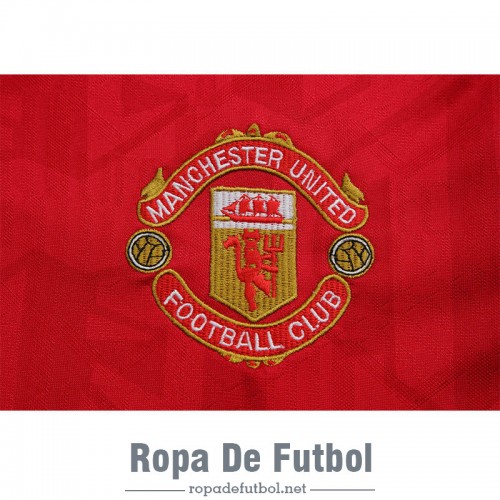 Camiseta Manchester United Retro Primera Equipación 1992/1993