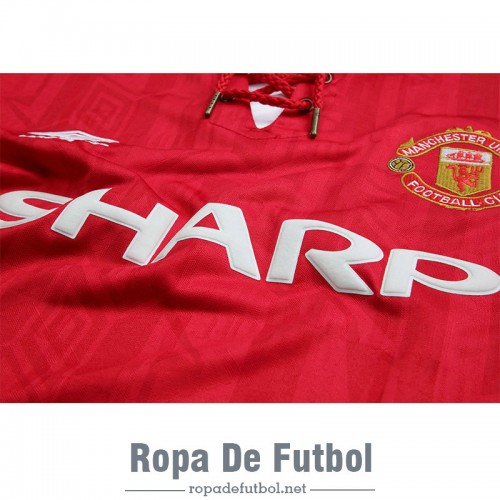 Camiseta Manchester United Retro Primera Equipación 1992/1993