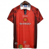 Camiseta Manchester United Retro Primera Equipación 1996/1997