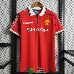 Camiseta Manchester United Retro Primera Equipación 1998/1999