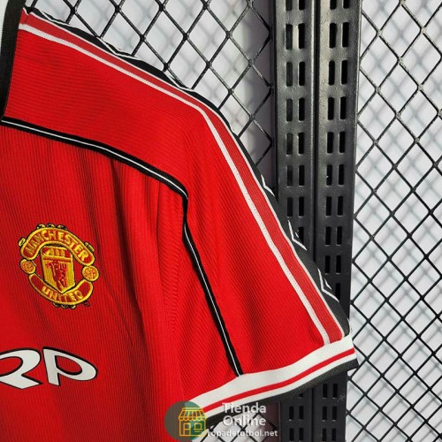 Camiseta Manchester United Retro Primera Equipación 1998/1999