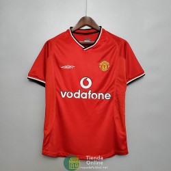 Camiseta Manchester United Retro Primera Equipación 2000/2001