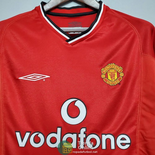 Camiseta Manchester United Retro Primera Equipación 2000/2001