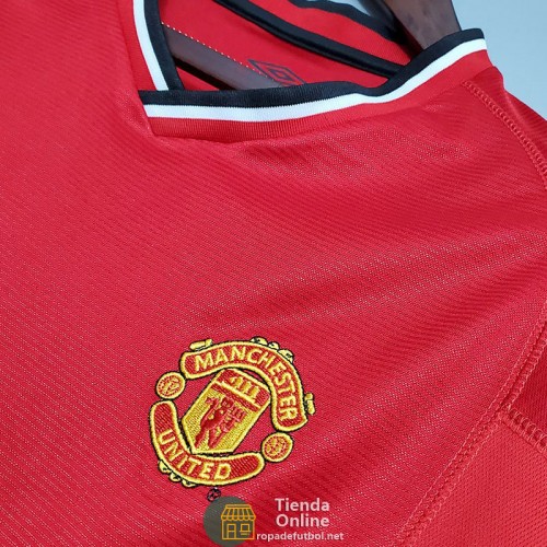 Camiseta Manchester United Retro Primera Equipación 2000/2001