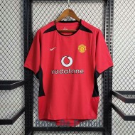 Camiseta Manchester United Retro Primera Equipación 2002/2004