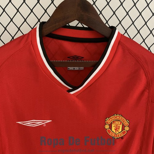 Camiseta Manchester United Retro Primera Equipación 2003/2004