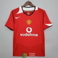 Camiseta Manchester United Retro Primera Equipación 2004/2006