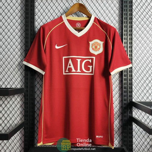 Camiseta Manchester United Retro Primera Equipación 2006/2007