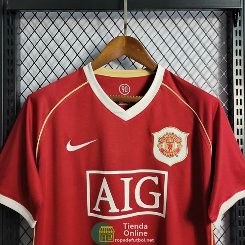 Camiseta Manchester United Retro Primera Equipación 2006/2007