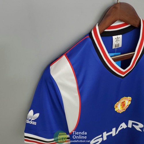 Camiseta Manchester United Retro Segunda Equipación 1985/1986