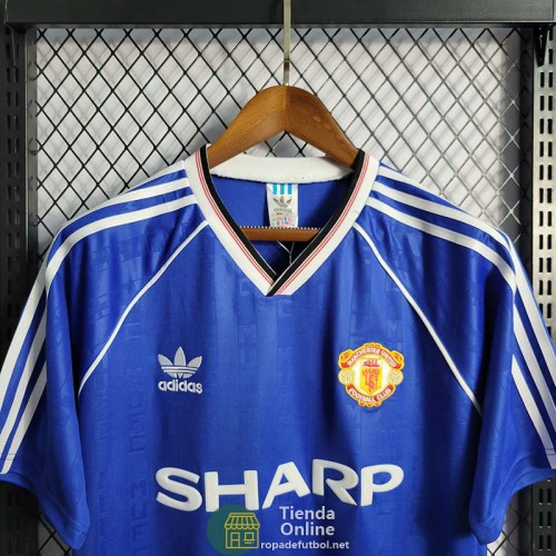 Camiseta Manchester United Retro Segunda Equipación 1988/1990