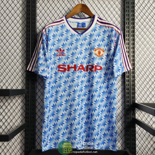 Camiseta Manchester United Retro Segunda Equipación 1990/1992