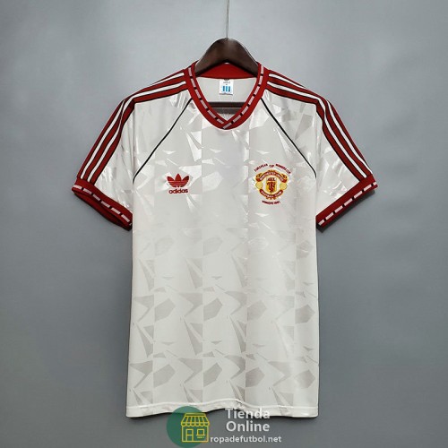 Camiseta Manchester United Retro Segunda Equipación 1991/1992