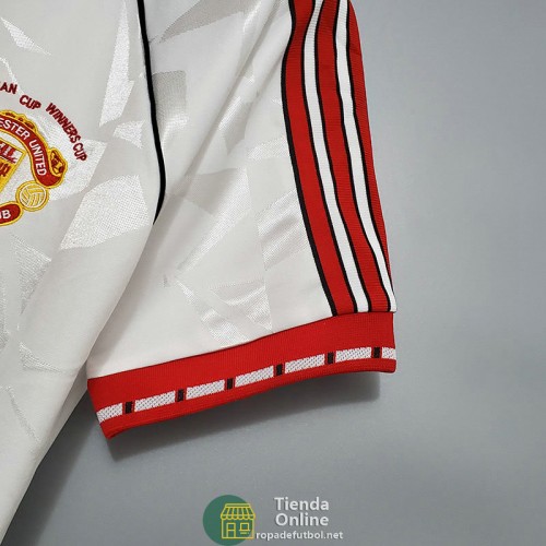 Camiseta Manchester United Retro Segunda Equipación 1991/1992