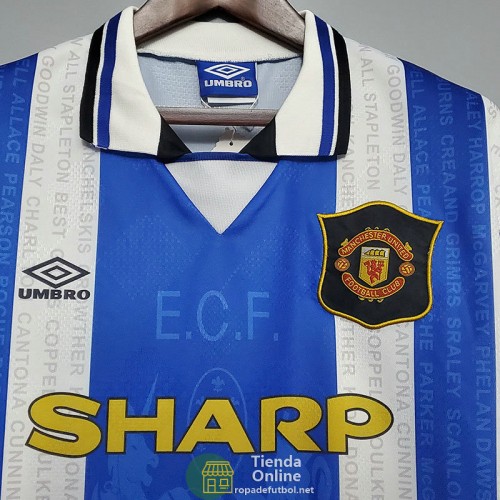 Camiseta Manchester United Retro Segunda Equipación 1994/1996