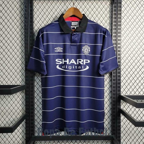 Camiseta Manchester United Retro Segunda Equipación 1999/2000