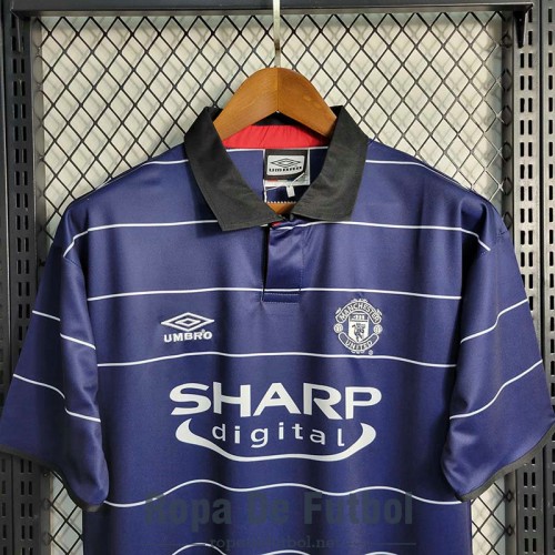 Camiseta Manchester United Retro Segunda Equipación 1999/2000