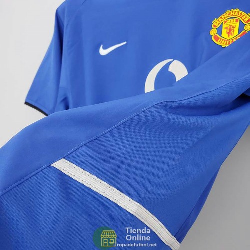 Camiseta Manchester United Retro Segunda Equipación 2002/2004