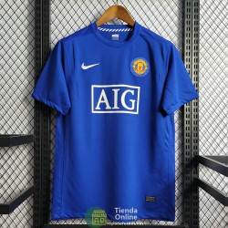 Camiseta Manchester United Retro Segunda Equipación 2007/2008