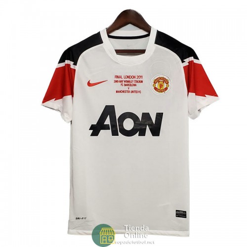 Camiseta Manchester United Retro Segunda Equipación 2010/2011