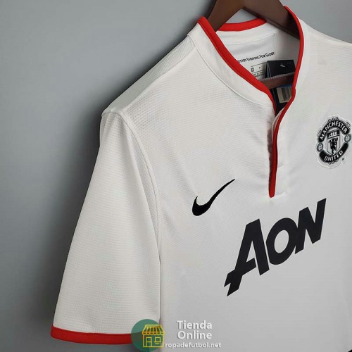 Camiseta Manchester United Retro Segunda Equipación 2013/2014