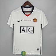 Camiseta Manchester United Retro Segunda Equipación Champions League 2008/2009