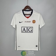 Camiseta Manchester United Retro Segunda Equipación Champions League 2008/2009