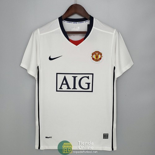 Camiseta Manchester United Retro Segunda Equipación League Edition 2008/2009