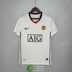 Camiseta Manchester United Retro Segunda Equipación League Edition 2008/2009