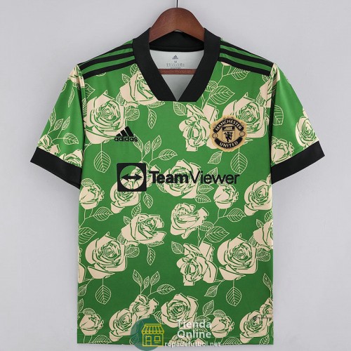 Camiseta Manchester United Rose Edition Verde 2022/2023