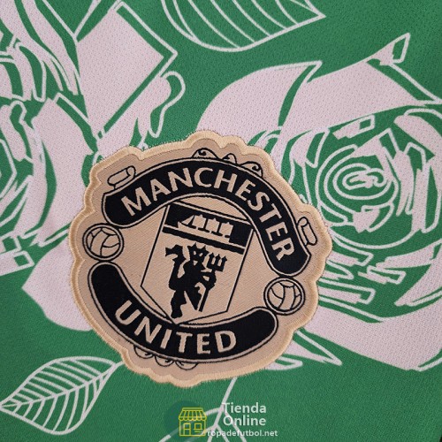 Camiseta Manchester United Rose Edition Verde 2022/2023